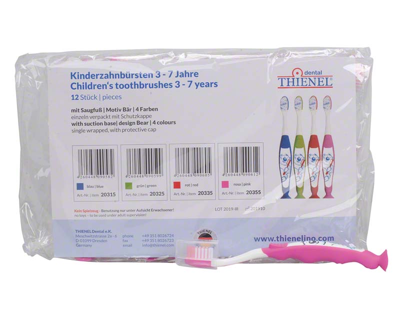 Kinderzahnbürste mit Saugfuss