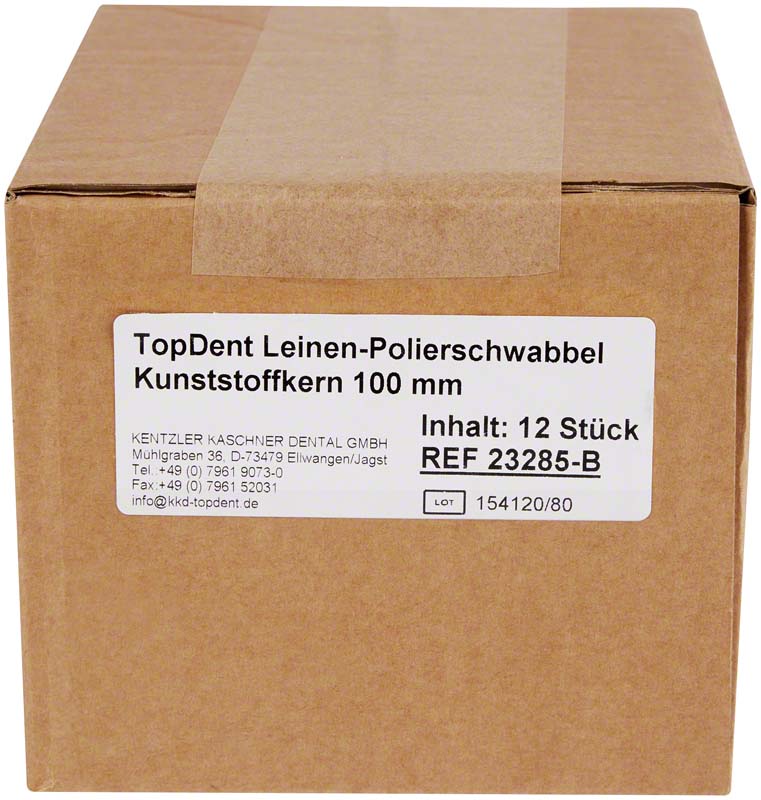 TOPDENT Leinenpolierschwabbel