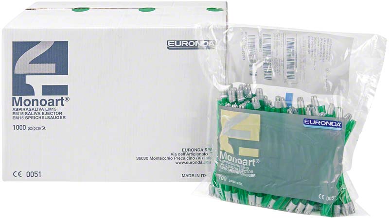 Monoart® Speichelsauger mit abnehmbarer Kappe