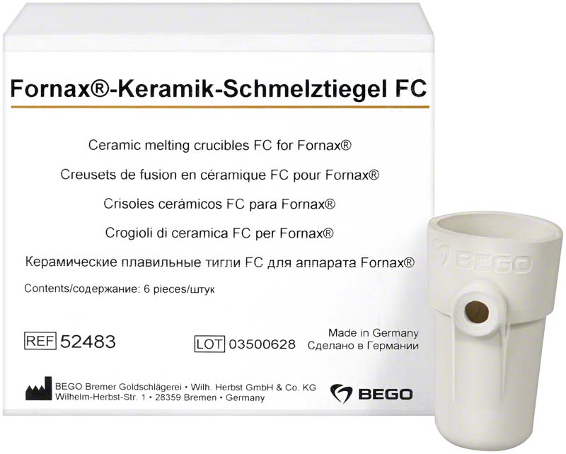 Schmelztiegel und Einsätze