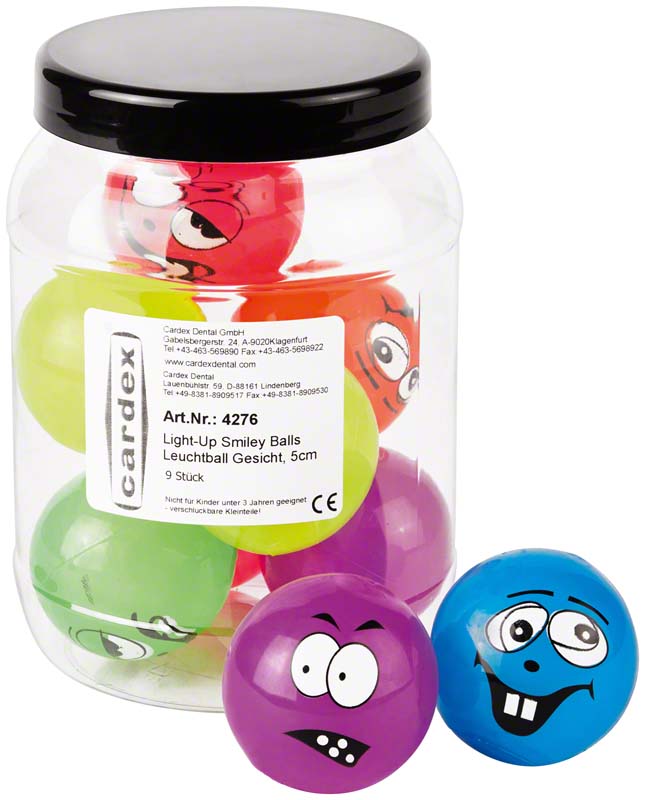 Light Up Smiley Balls