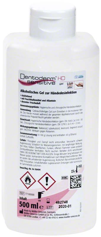 Dentoderm® sensitive HD gel