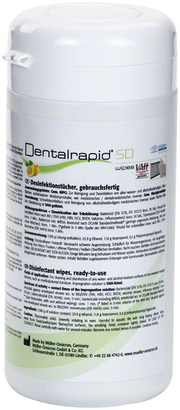 Dentalrapid® SD wipes