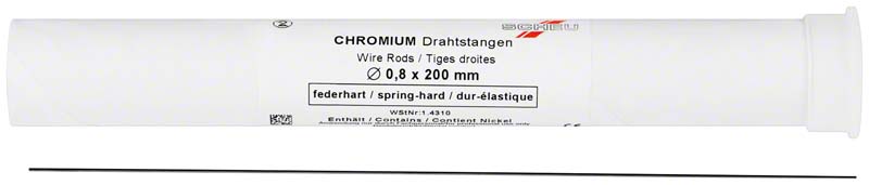 CHROMIUM Drahtstangen