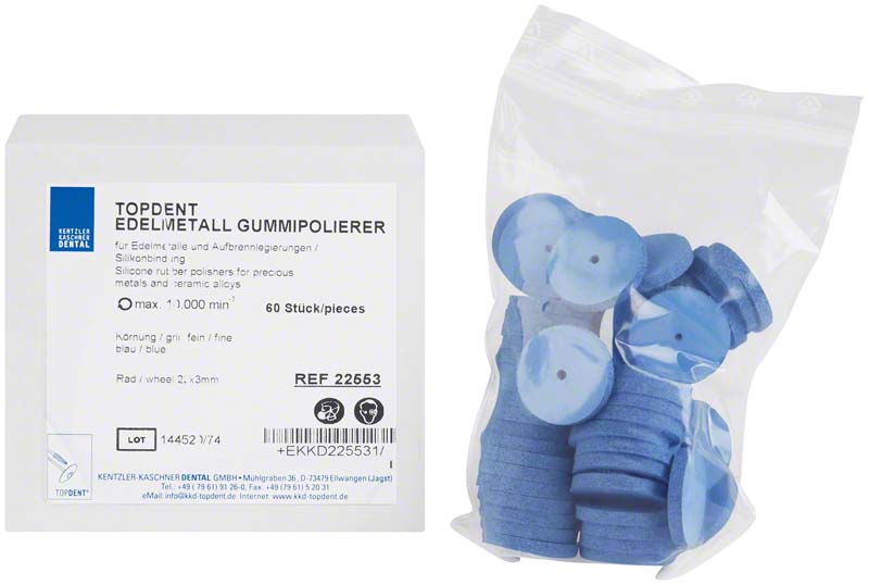 TOPDENT Edelmetall Gummipolierer