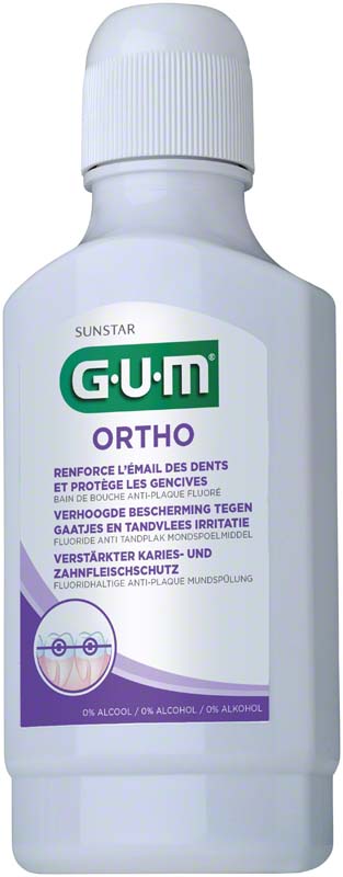 GUM® ORTHO Mundspülung