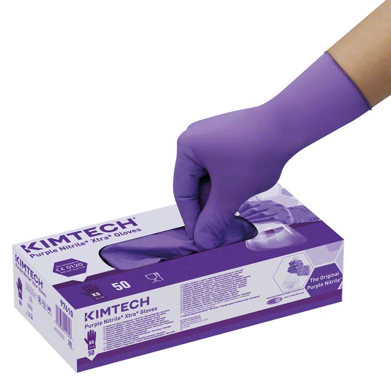 KIMTECH* Purple Nitrile* Xtra Gloves