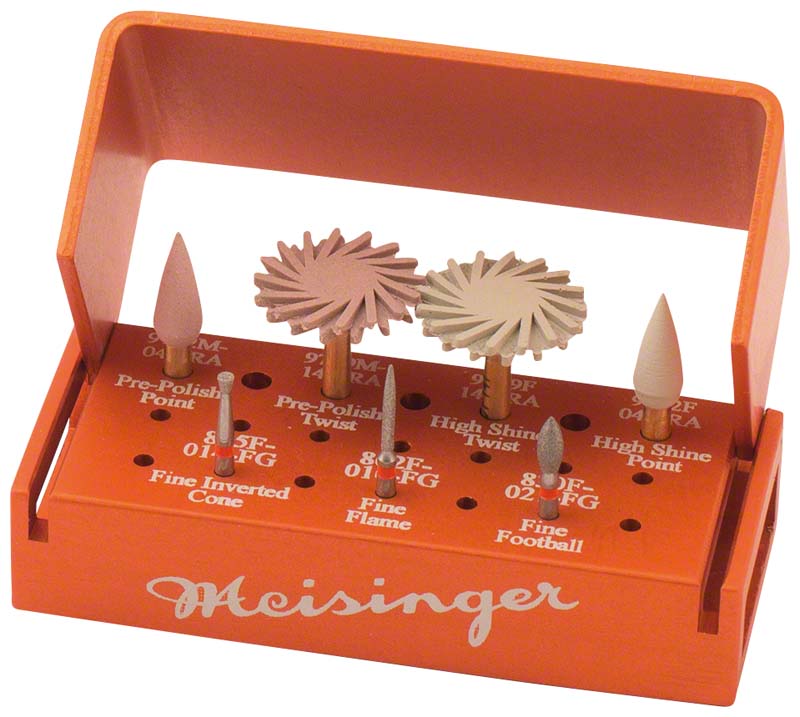 Intraoral Twist Polisher for Hybrid Ceramics