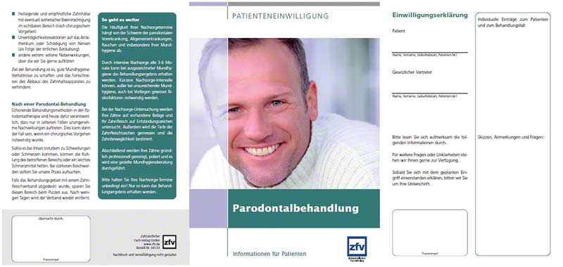 Patienteneinwilligung ''Parodontalbehandlung''