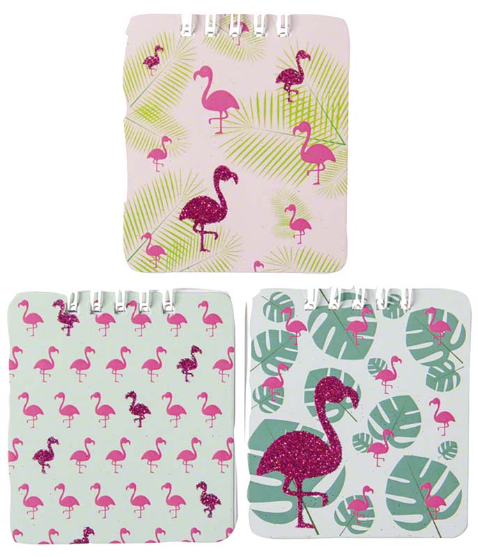 Notizblock Flamingo