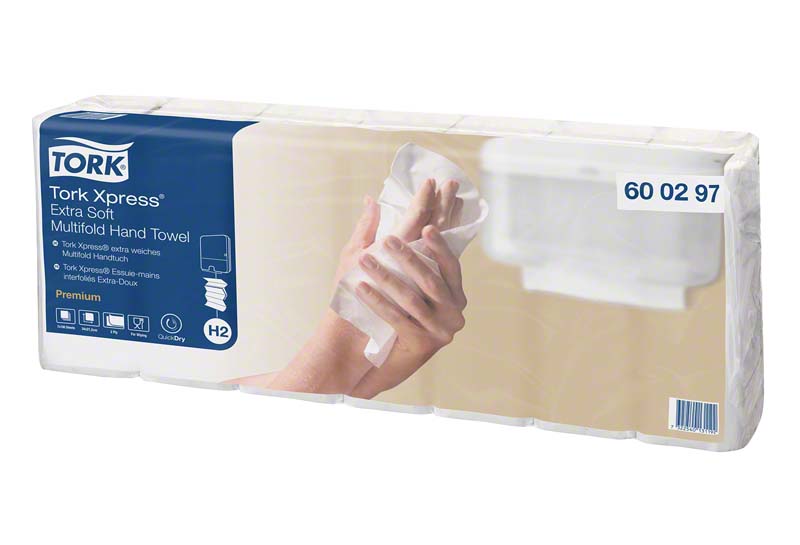TORK® Xpress® extra weiche Multifold (Interfold) Handtücher H2 System