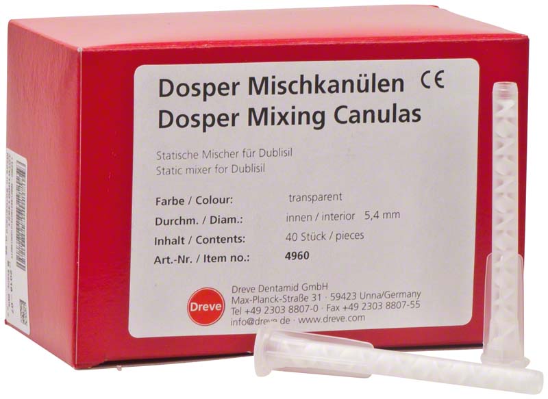 Dreve Mischkanülen transparent