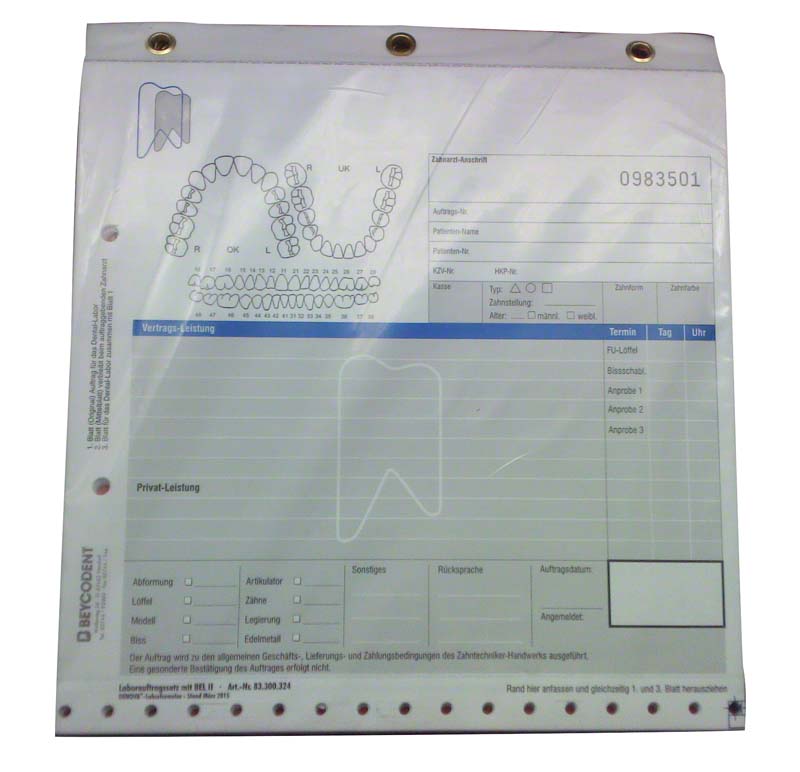 Labor-Auftrag professionell