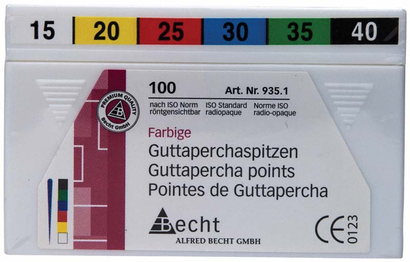 Guttaperchaspitzen farbig