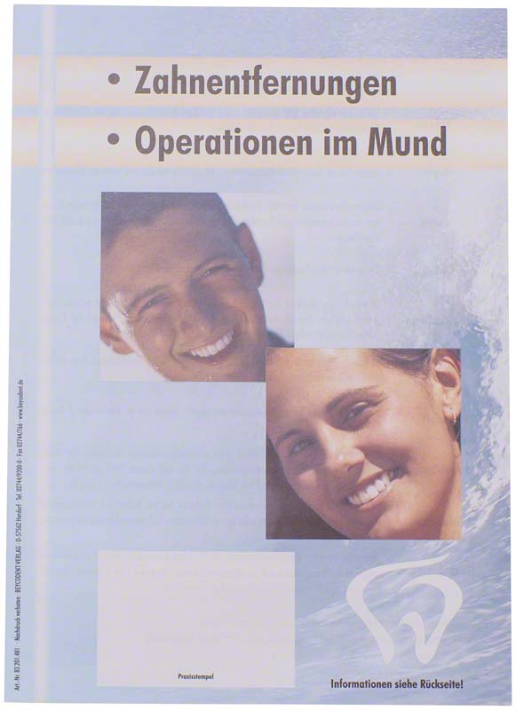 Patienten-Info Zahnentfernungen