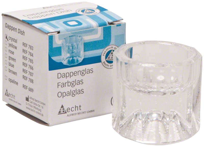 Dappengläser aus Buntglas