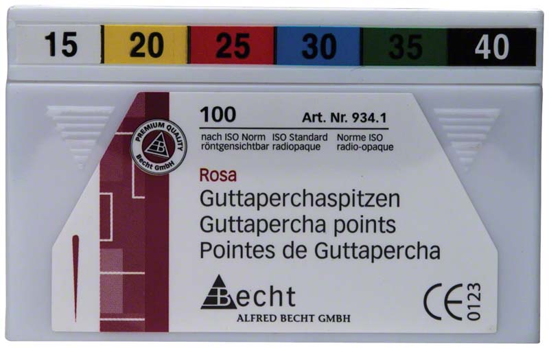 Guttaperchaspitzen rosa