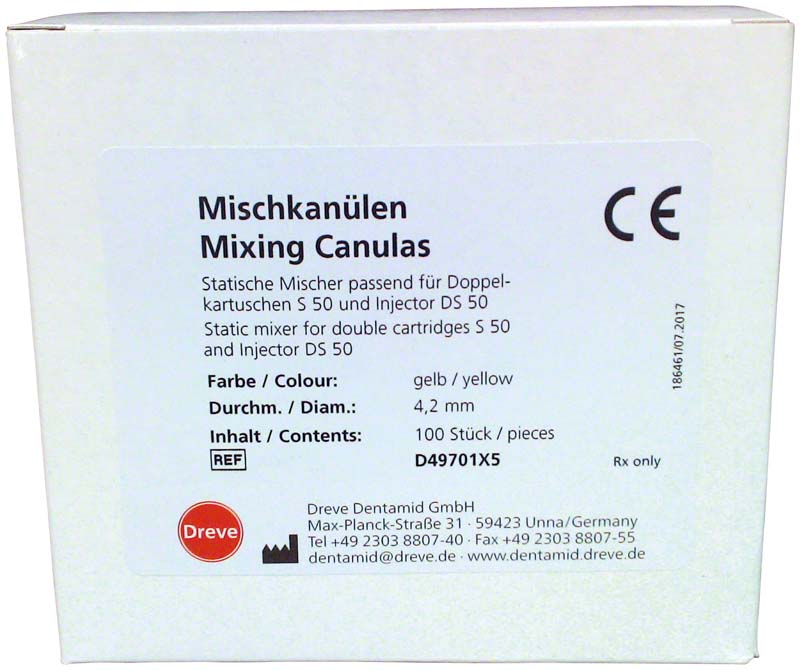 Dreve Mischkanülen gelb