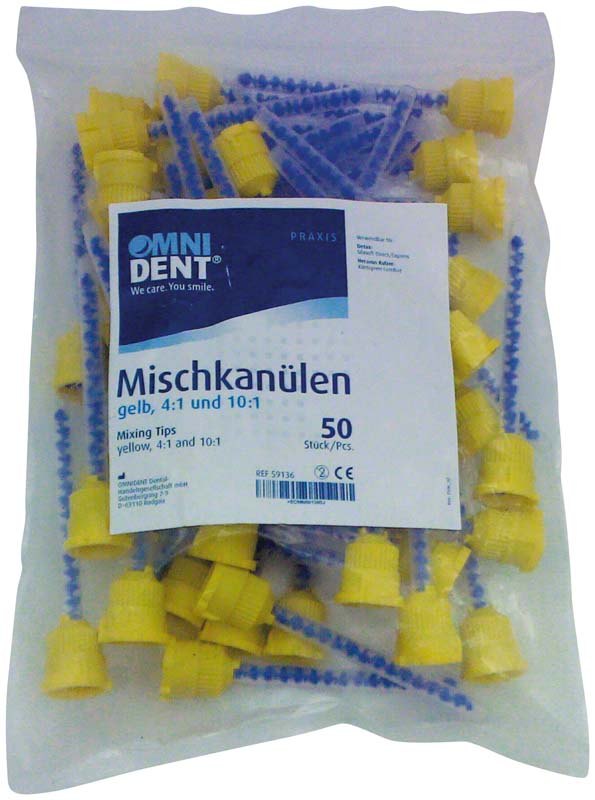 Omni Mischkanülen gelb 4:1/10:1