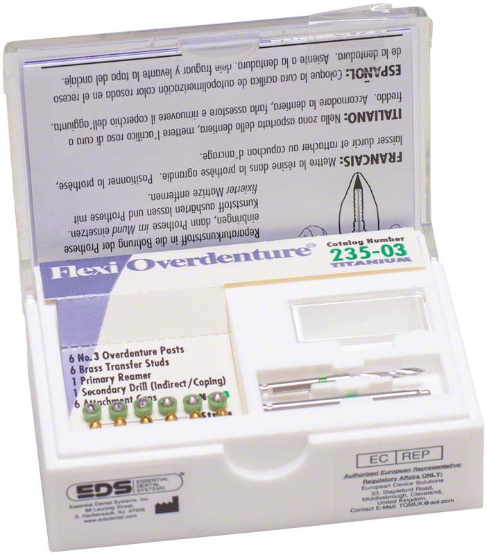 Flexi-Overdenture-Wurzelstifte
