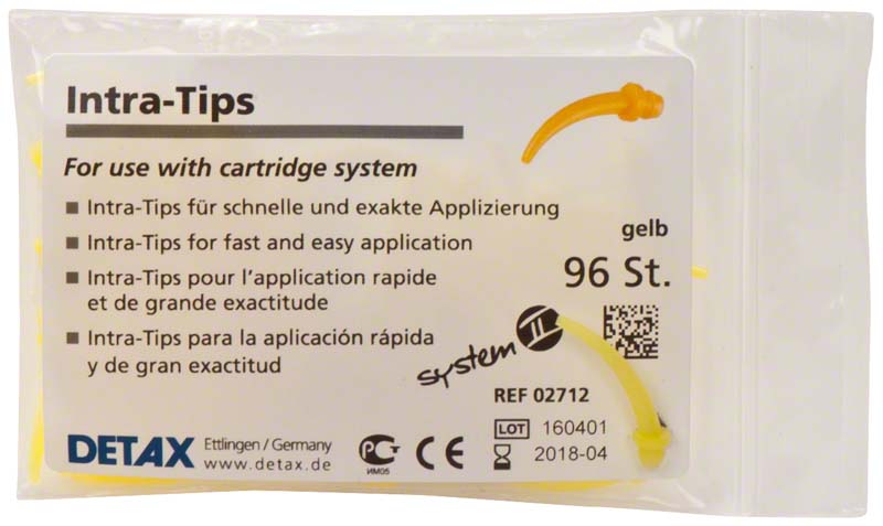 DETAX Intra-Oral-Tips gelb
