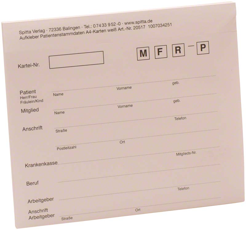 Adressaufkleber DIN A4
