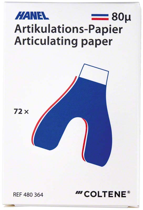 HANEL Artikulations-Papier 80 µm