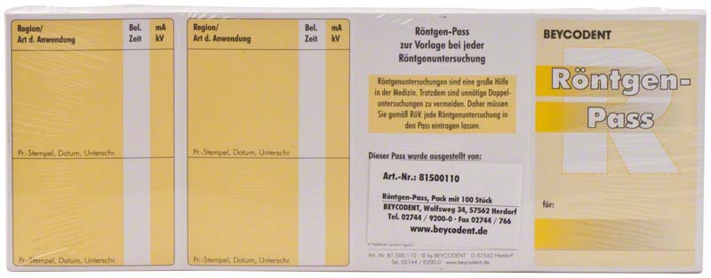 Röntgen-Pass