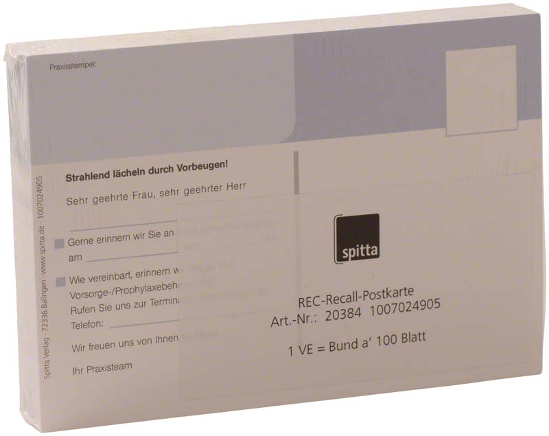 REC Recall Postkarte